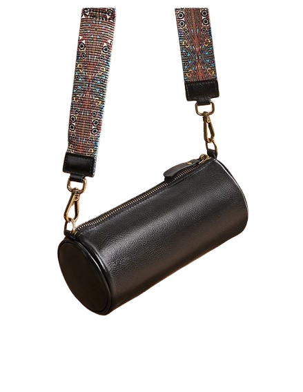 Cowhide Leather One-Shoulder Bag