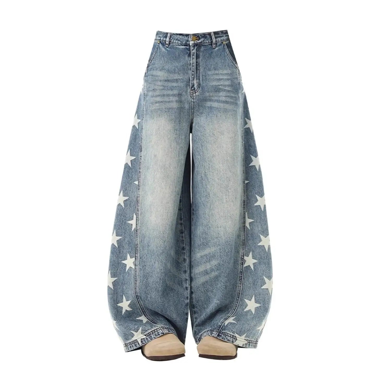 American Style Retro Washed Denim